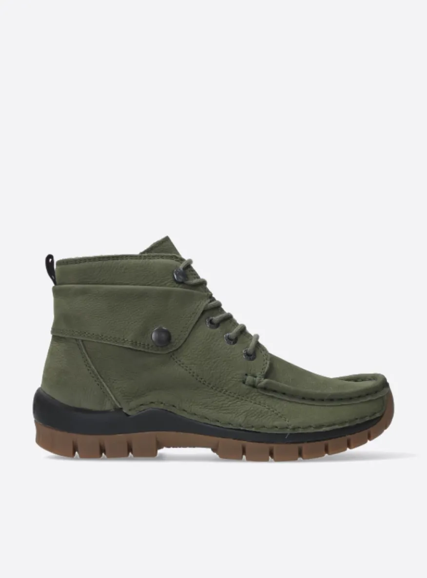 Jump - pesto groen nubuck
