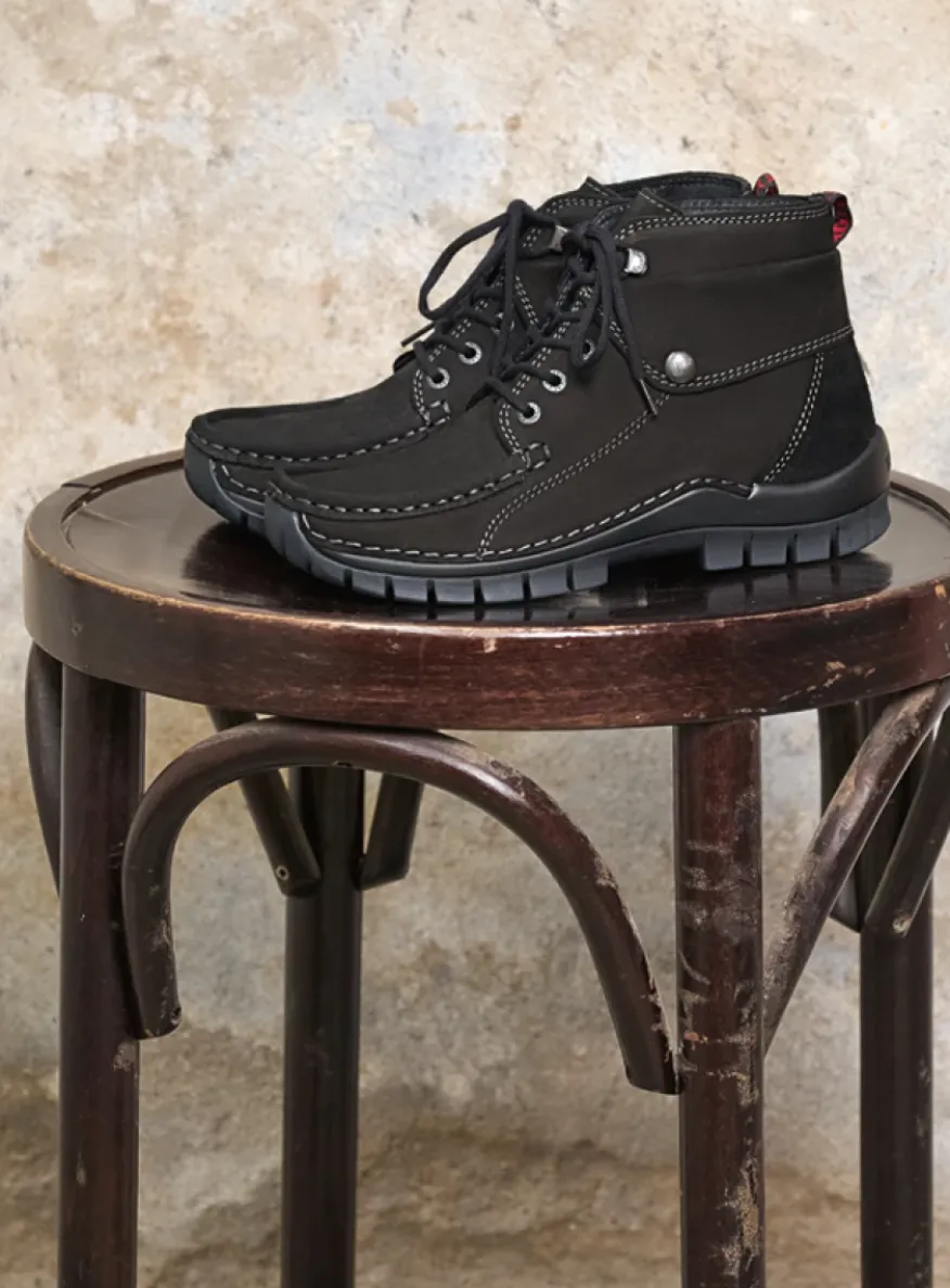 Jump - zwart nubuck