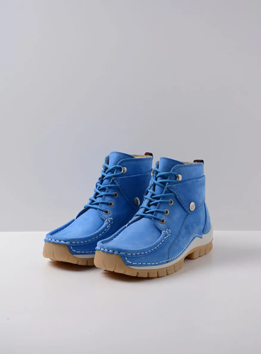 Jump Summer - hemelsblauw nubuck