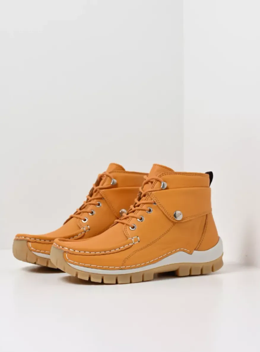 Jump Summer - lichtoranje leer