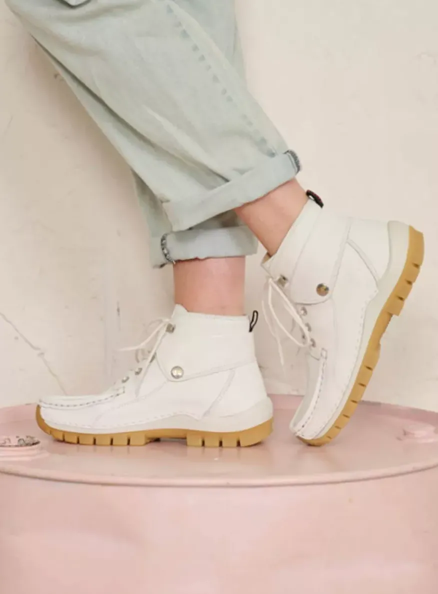 Jump Summer - wit leer