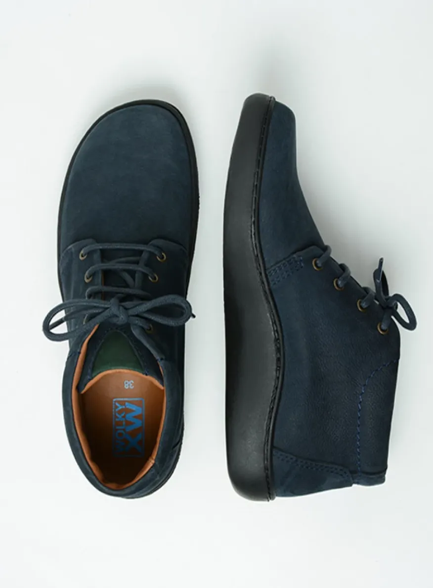 Kansas Men - blauw nubuck