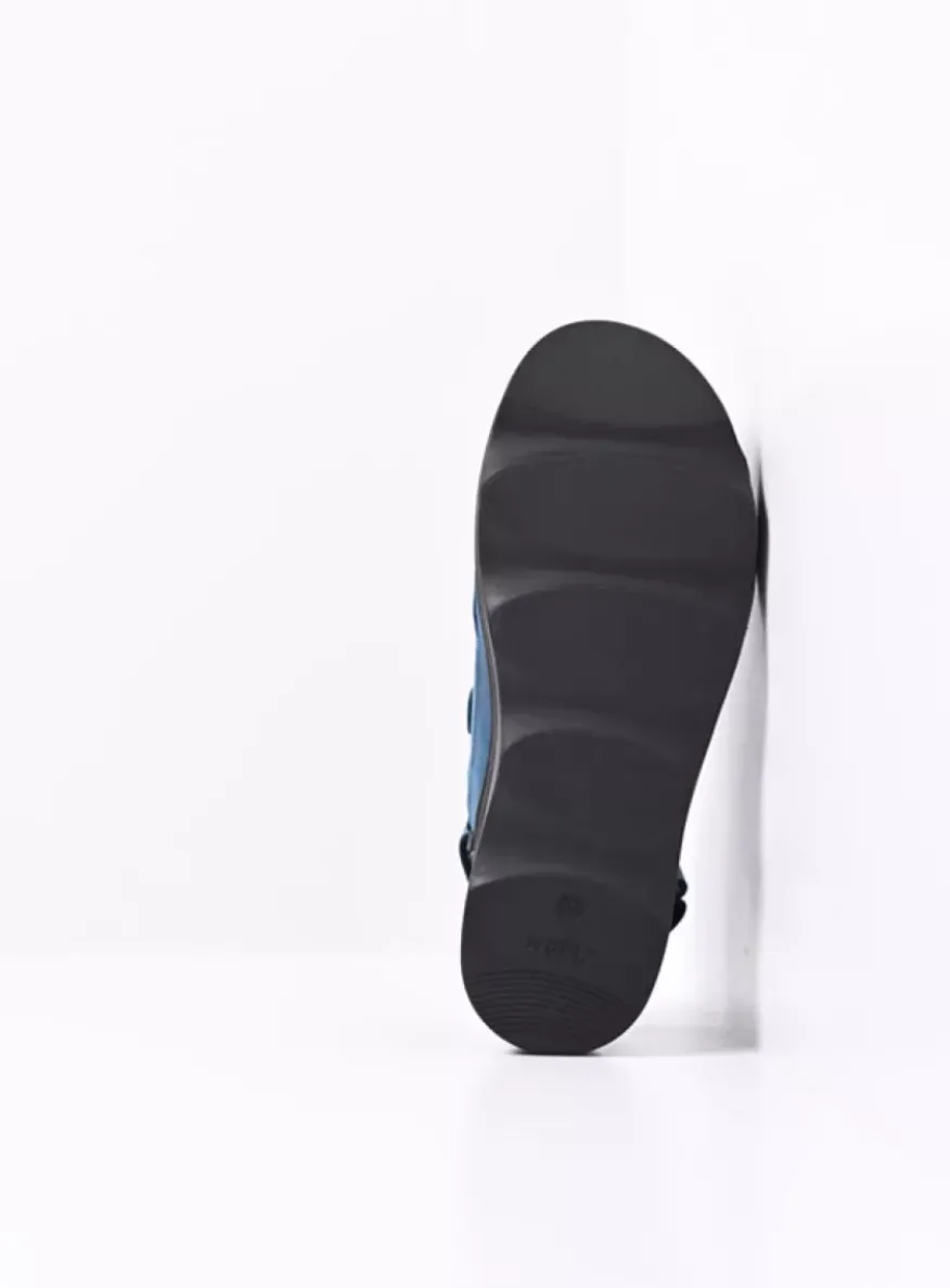 Laprida - blauw effectleer