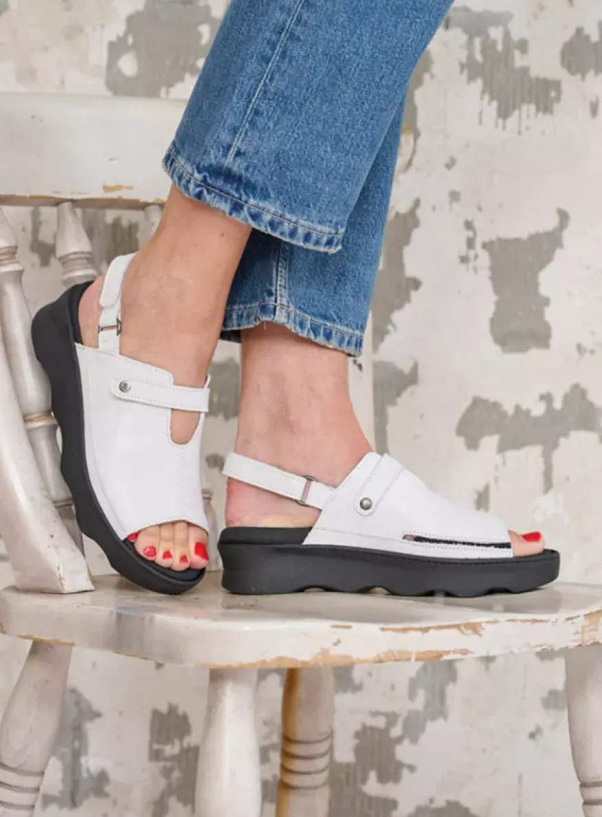 Laprida - wit effectleer