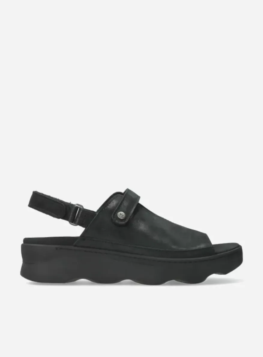 Laprida - zwart effectleer