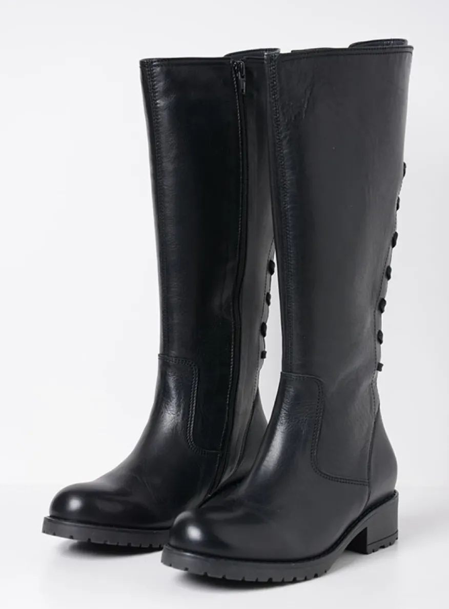 Lascana F2F - zwart leer