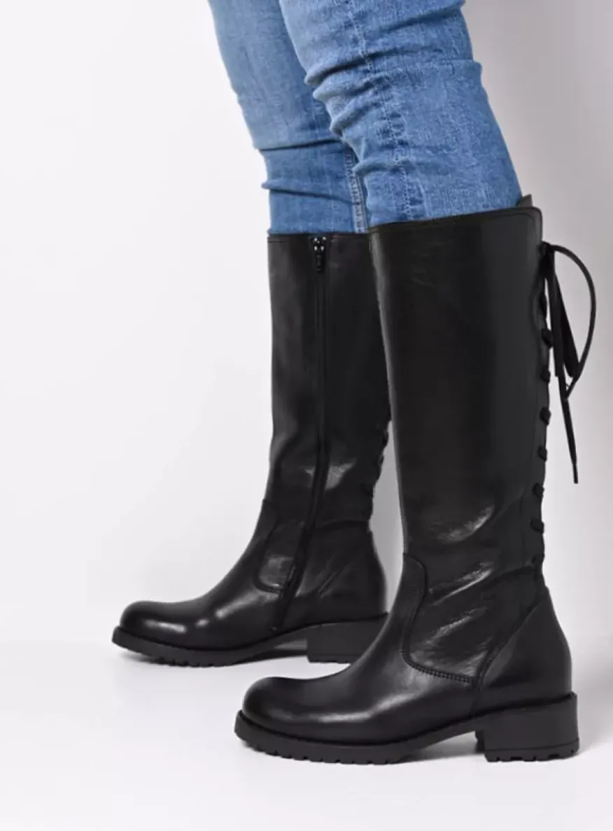 Lascana F2F - zwart leer