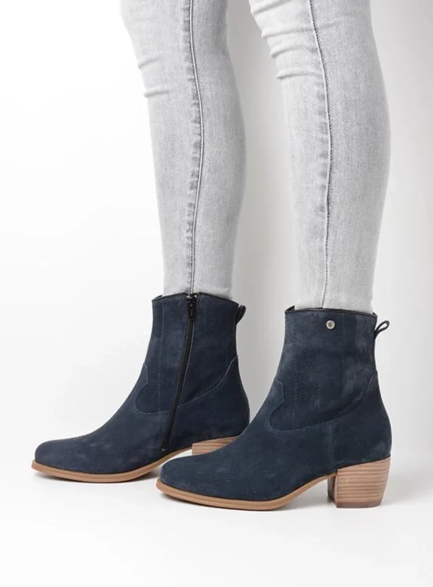 Lubbock - blauw zomer suede