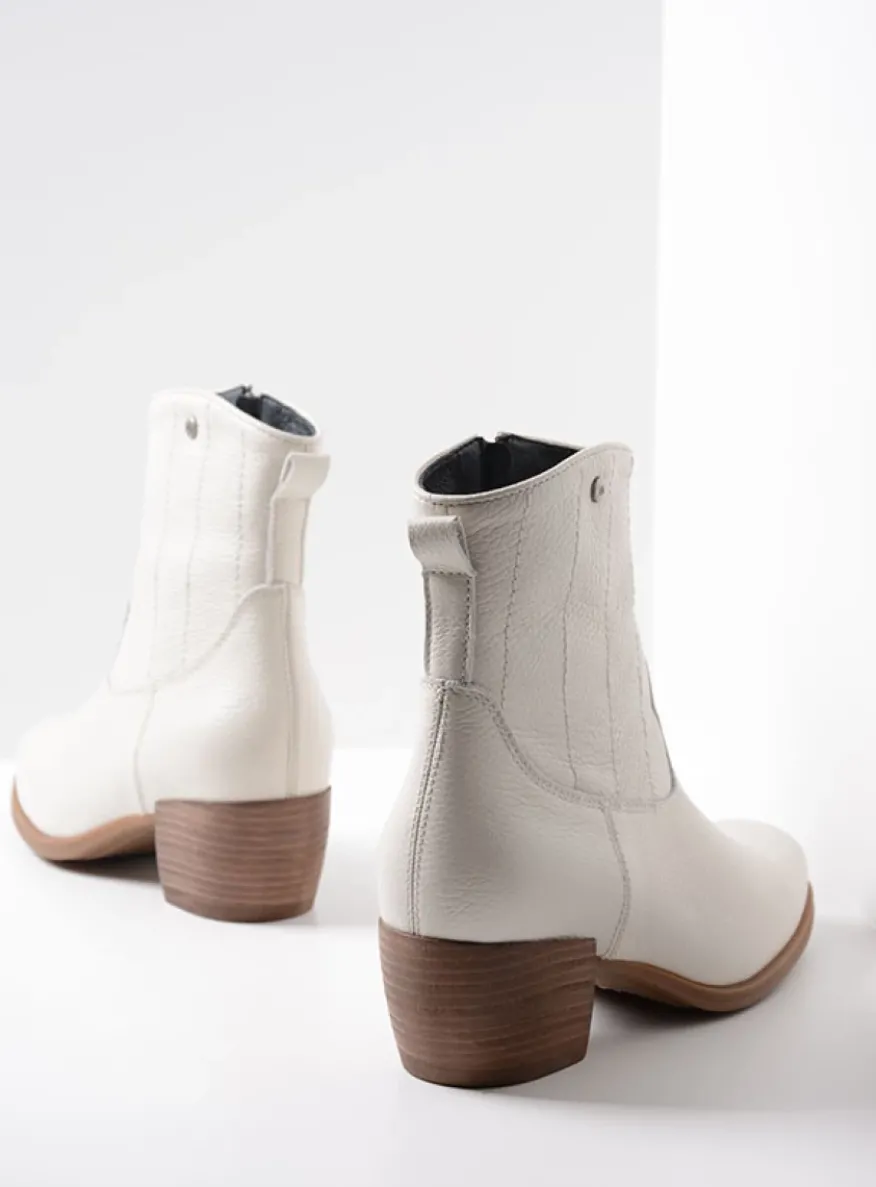 Lubbock HV - creme wit leer