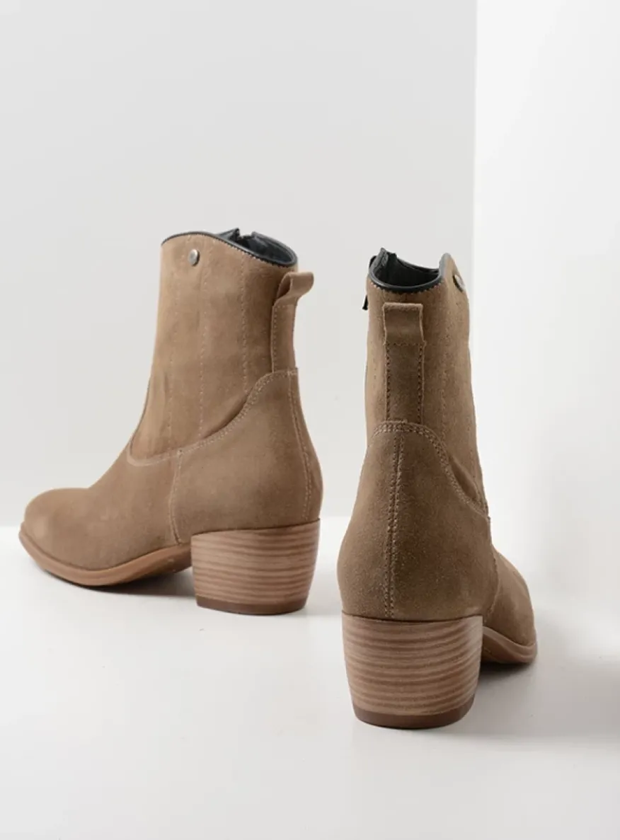 Lubbock HV - taupe zomer suede