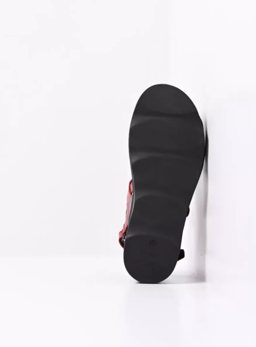 Medusa - bordeauxrood leer