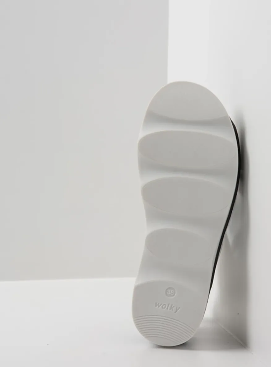 Medusa - zwart/wit leer