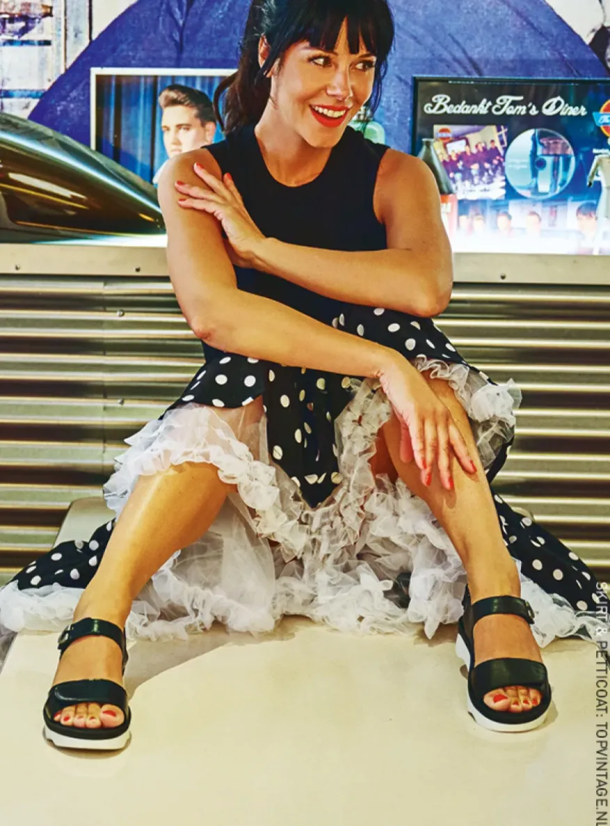 Medusa - zwart/wit leer