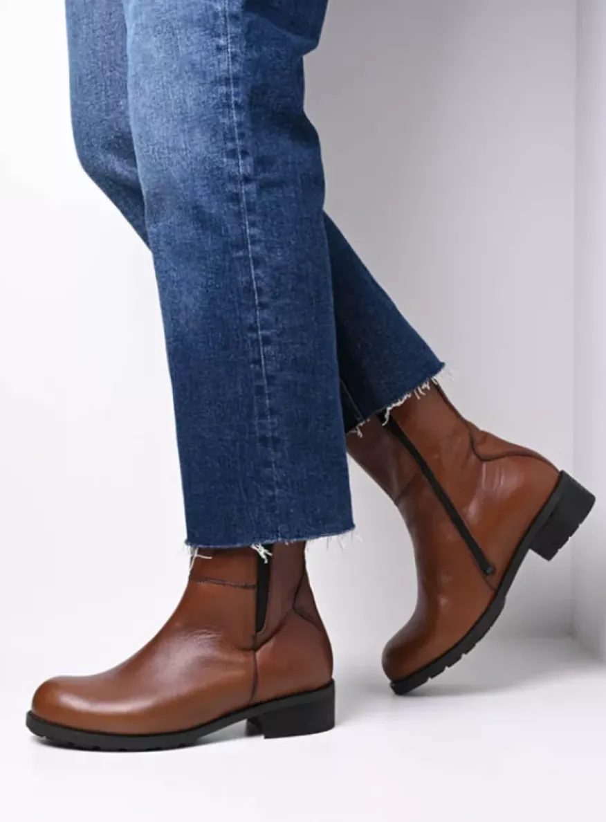 Neola HV - 20430 cognac leer