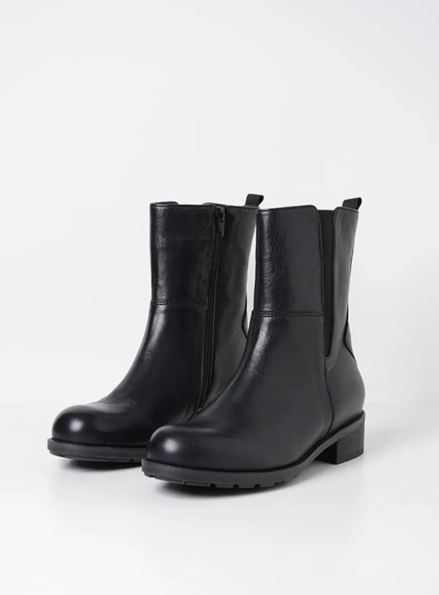 Neola HV - zwart leer