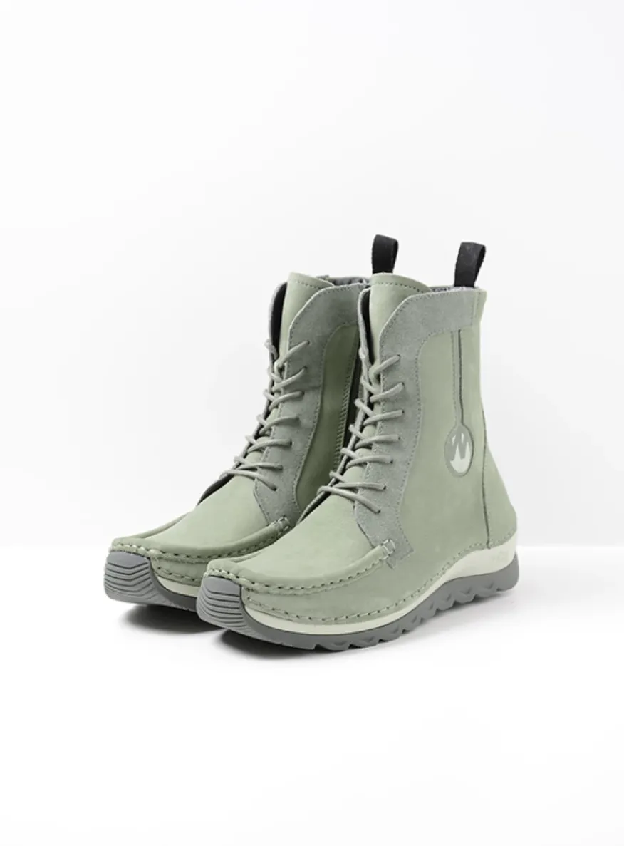 Ocean - grijsgroen nubuck