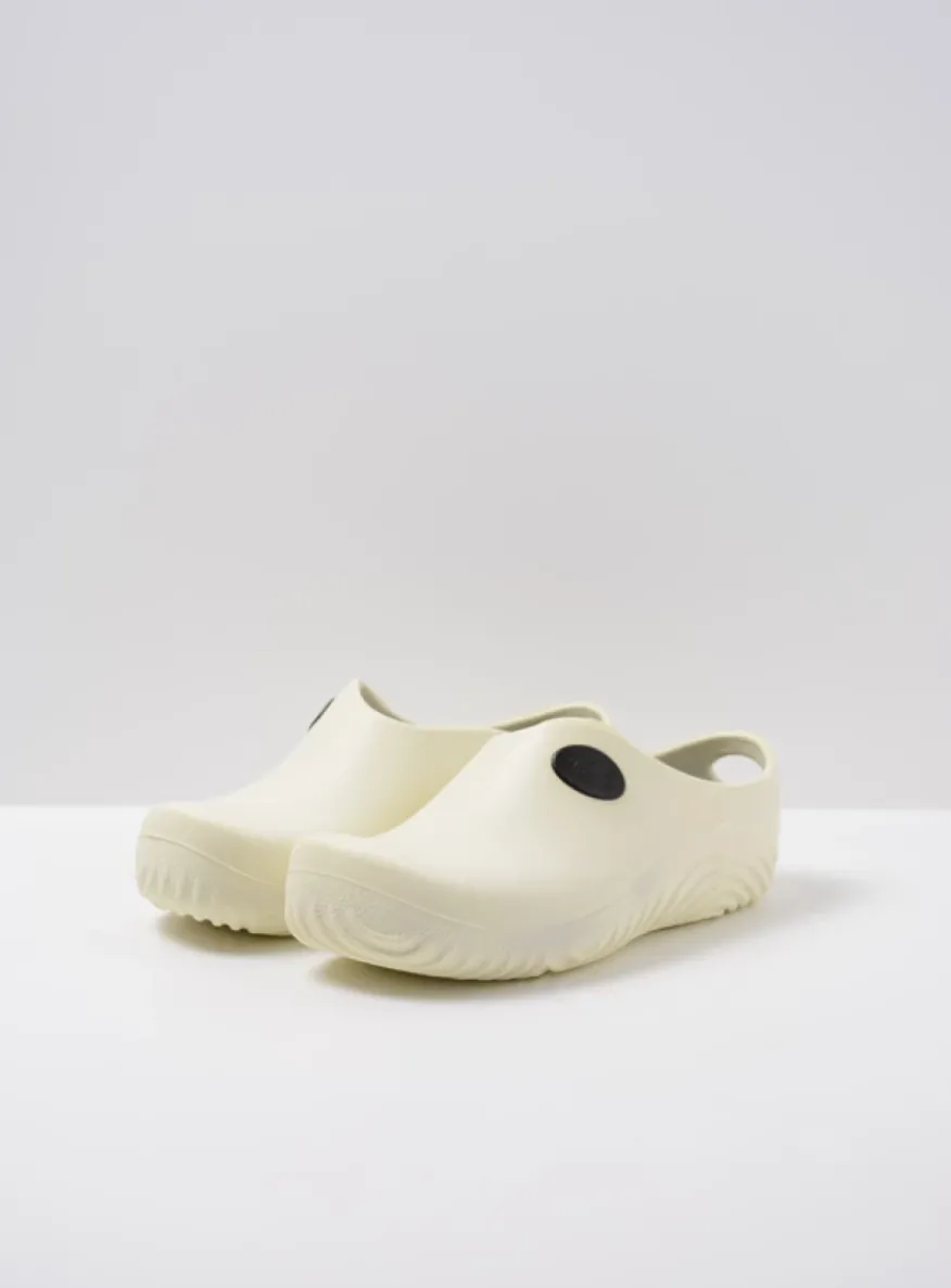 OK Clog-Klomp - gebroken wit PU