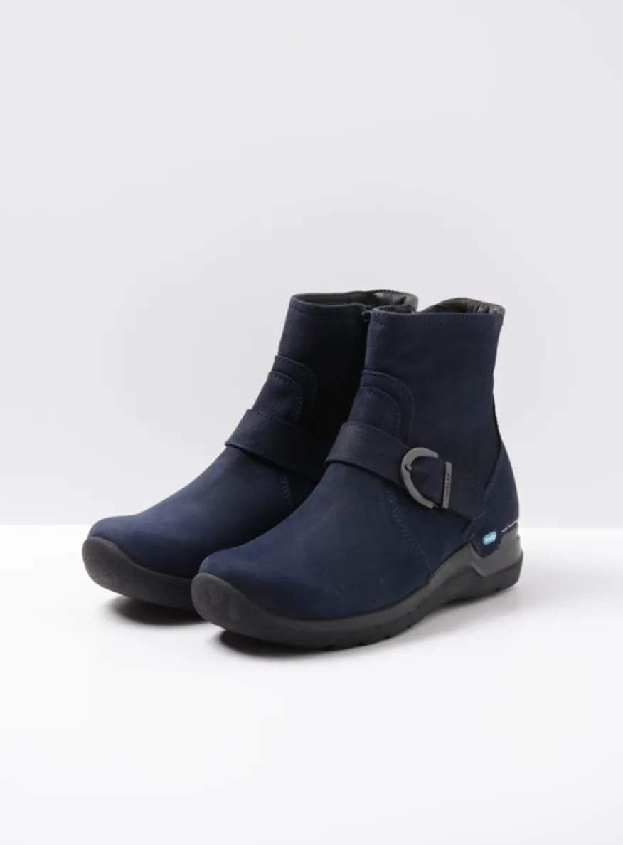 Okay - blauw nubuck