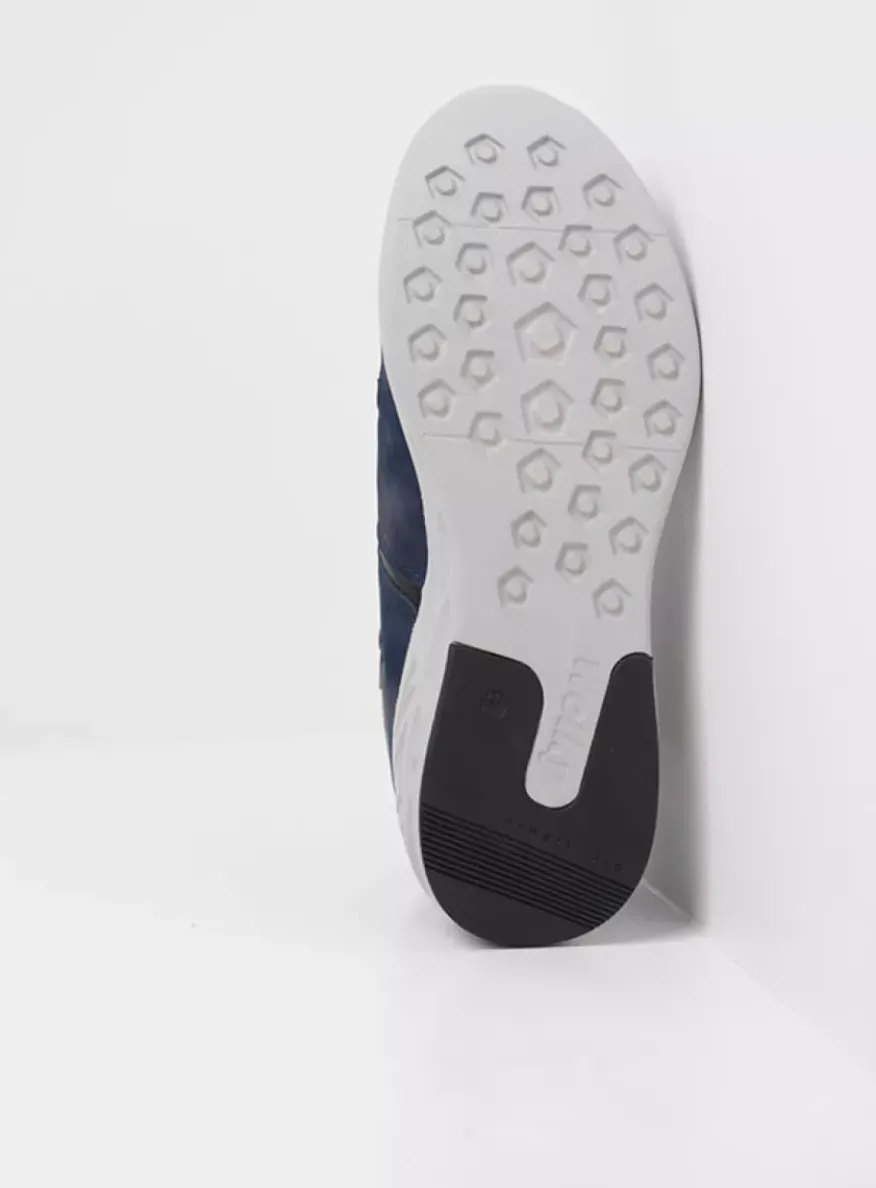 Pep S2F - denim combi stretch leer