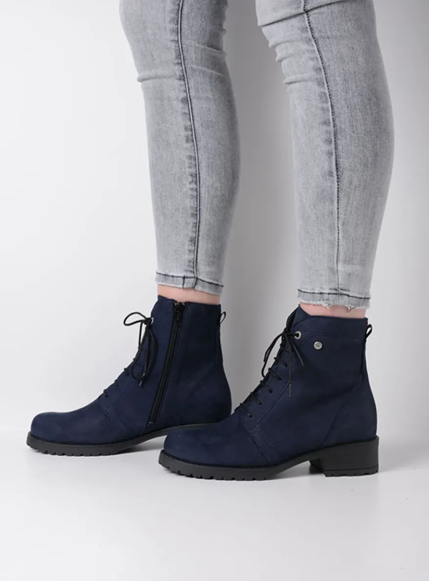 Quinta F2F - blauw nubuck