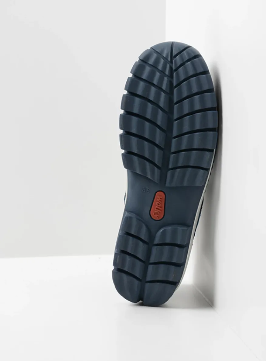 Reach - zwart/wit leer