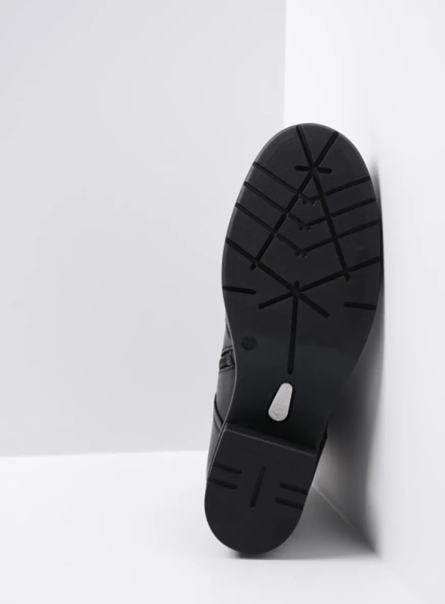 Red Deer CW - zwart leer