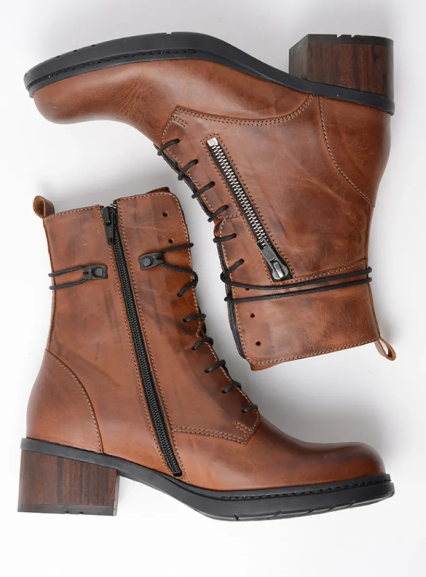 Rimbley - cognac leer