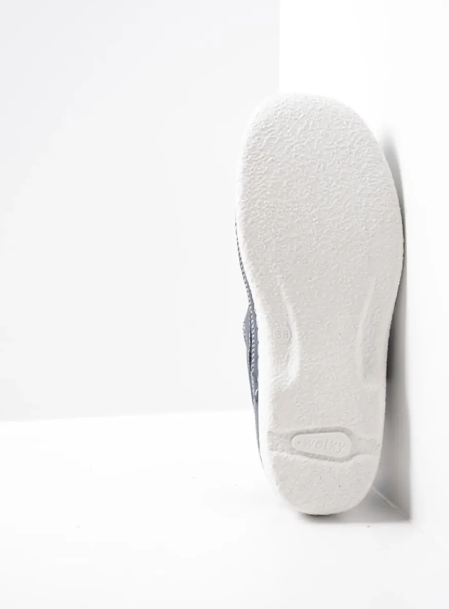 Roll Combi - blauw leer