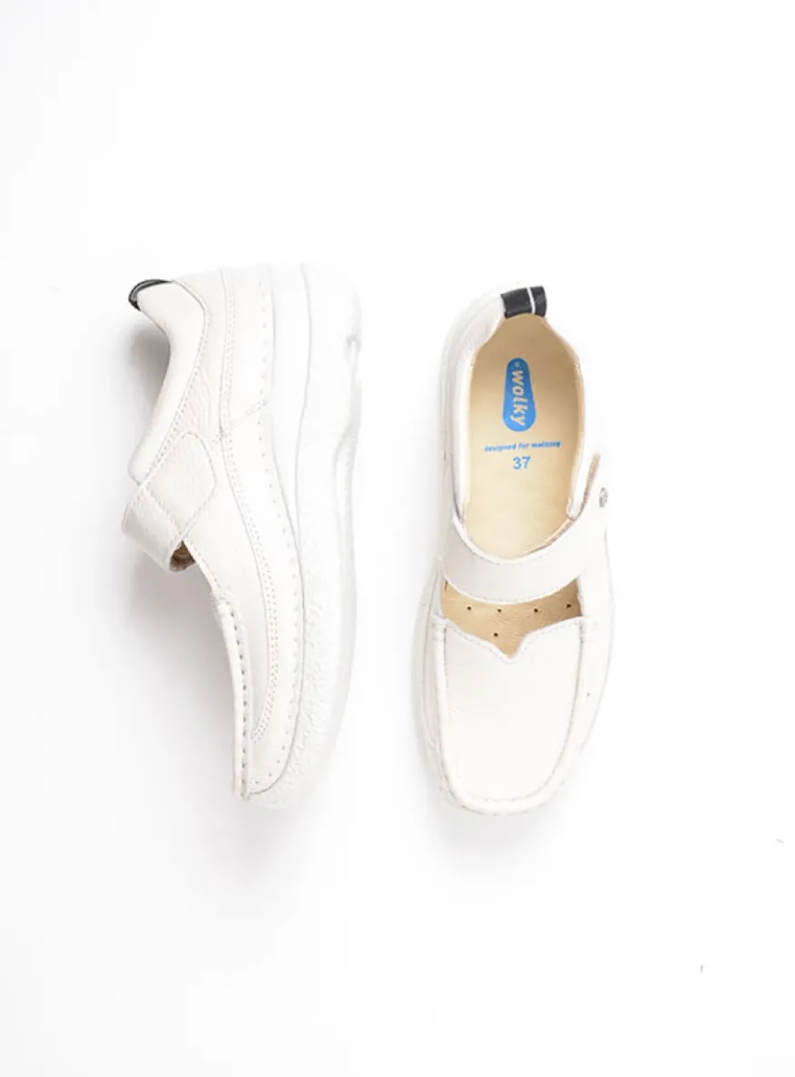 Roll Combi - creme wit leer