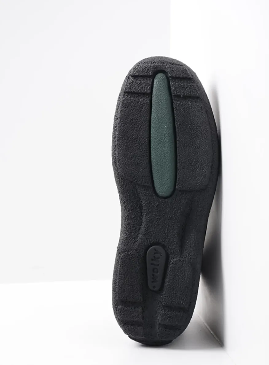 Roll Moc Men - bruin leer