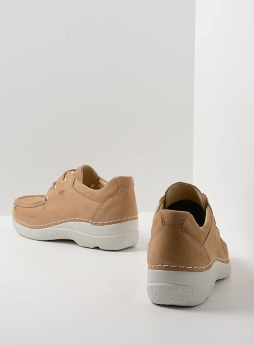 Roll Shoe - beige nubuck