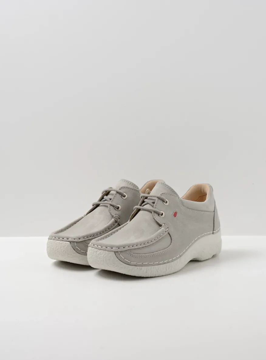 Roll Shoe - lichtgrijs nubuck