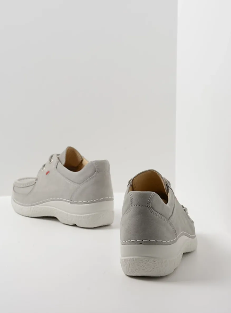 Roll Shoe - lichtgrijs nubuck