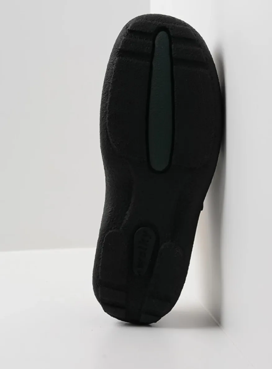 Roll Slide men - blauw nubuck