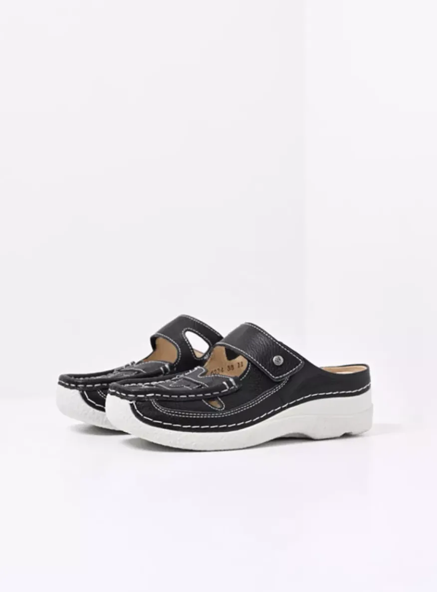 Roll Talaria - zwart leer