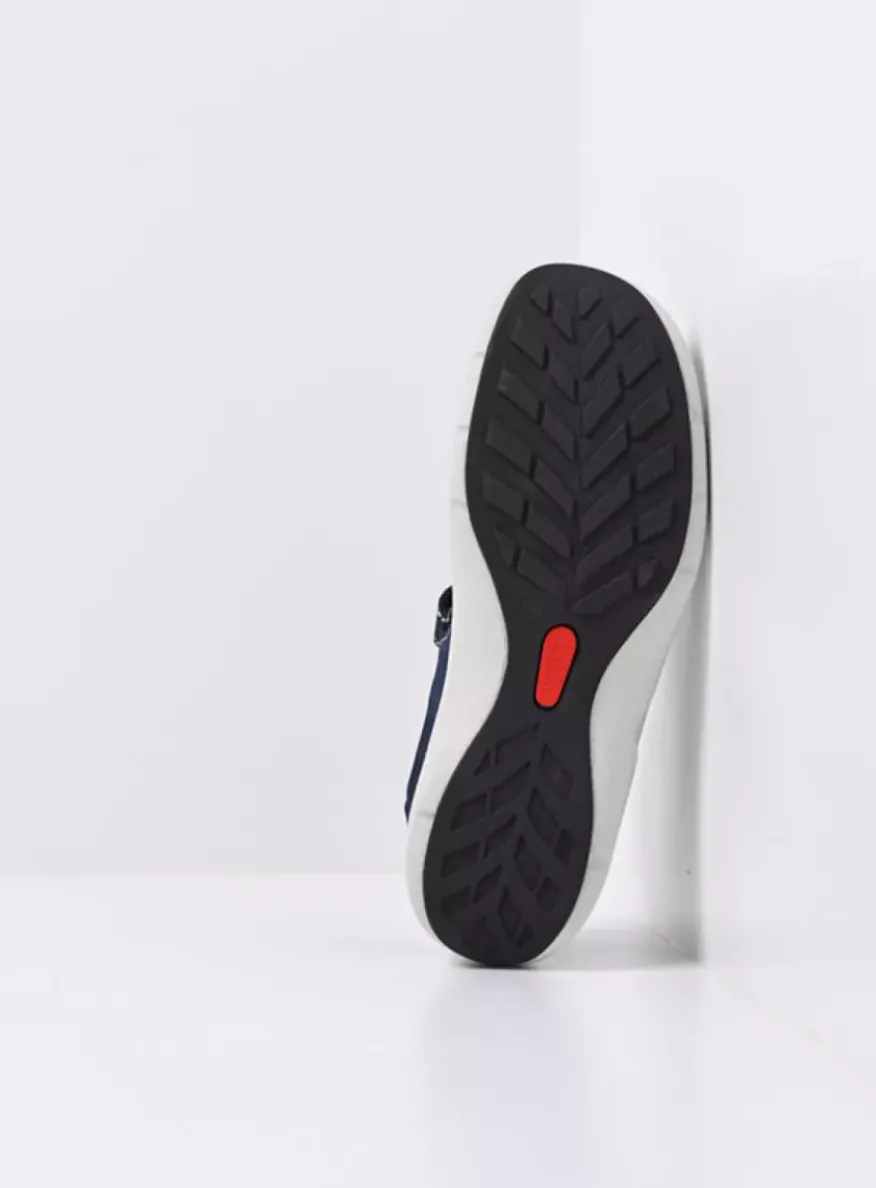 Rolling Sun - denim effectleer