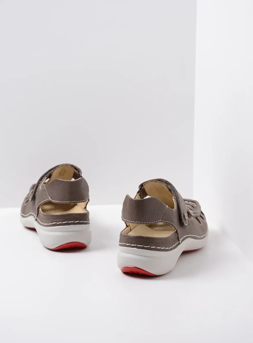 Rolling Sun - grijs leer