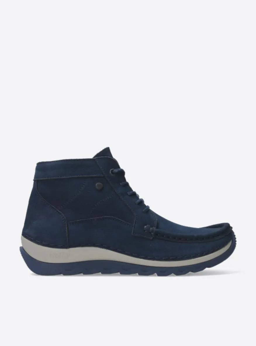 Salado - blauw nubuck