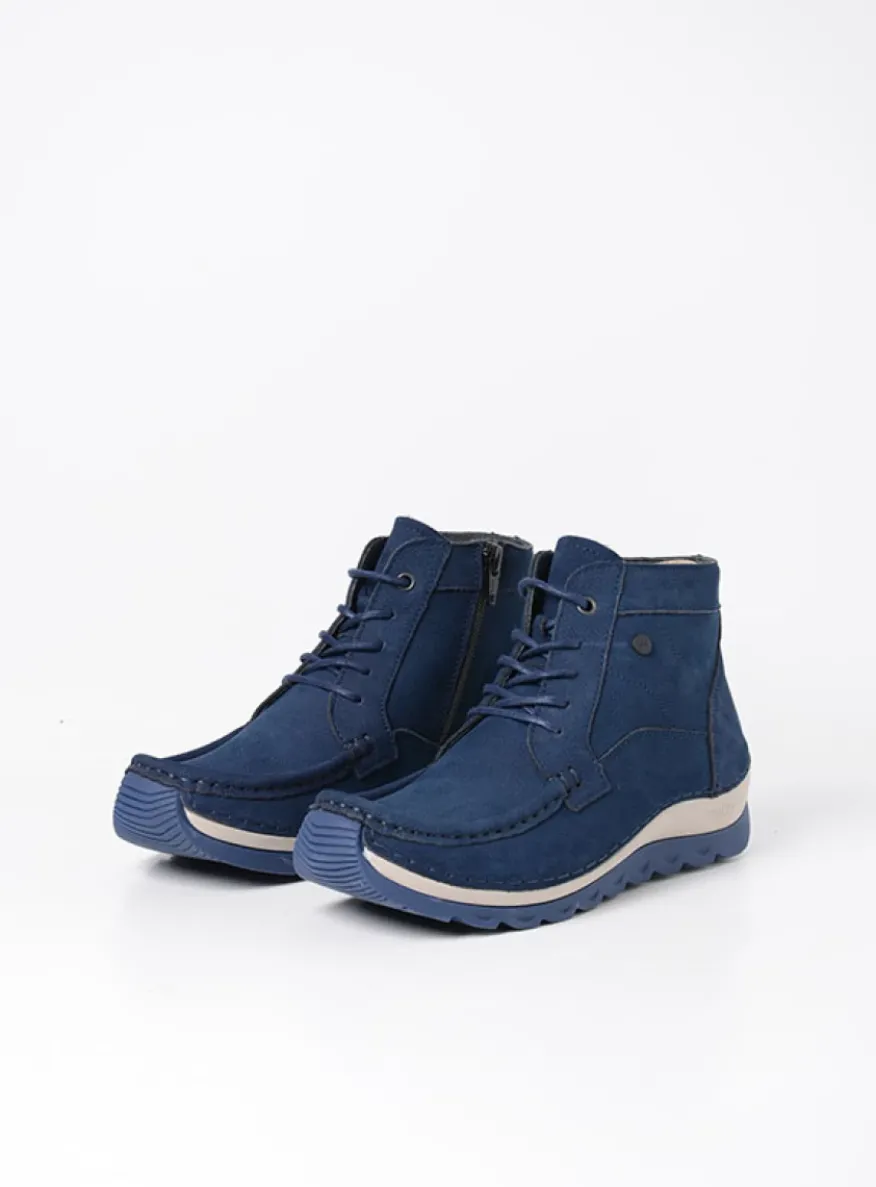 Salado - blauw nubuck