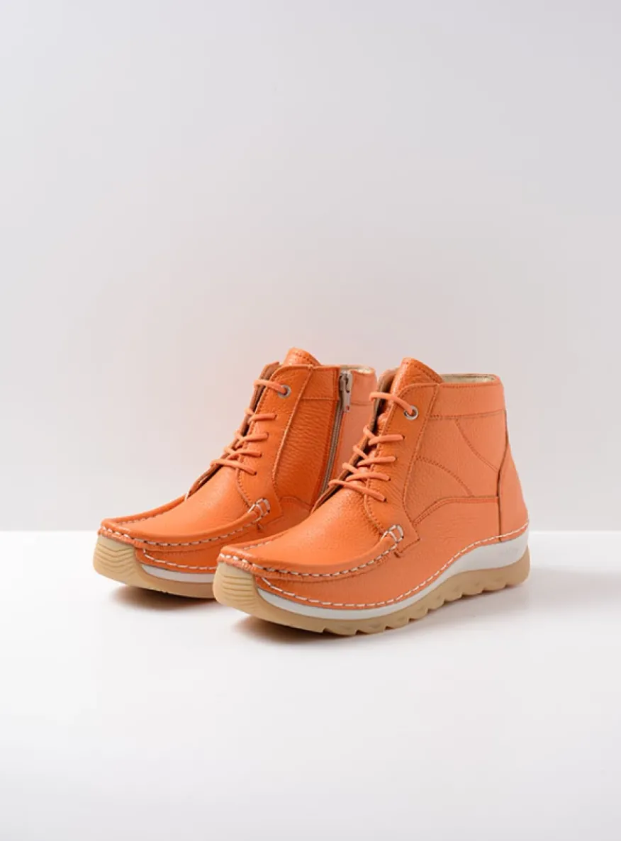 Salado - oranje leer