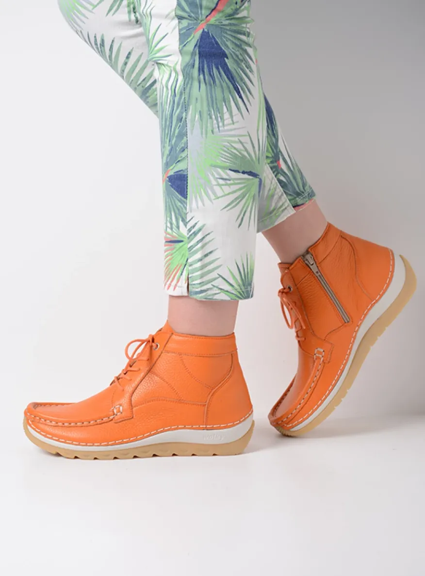 Salado - oranje leer