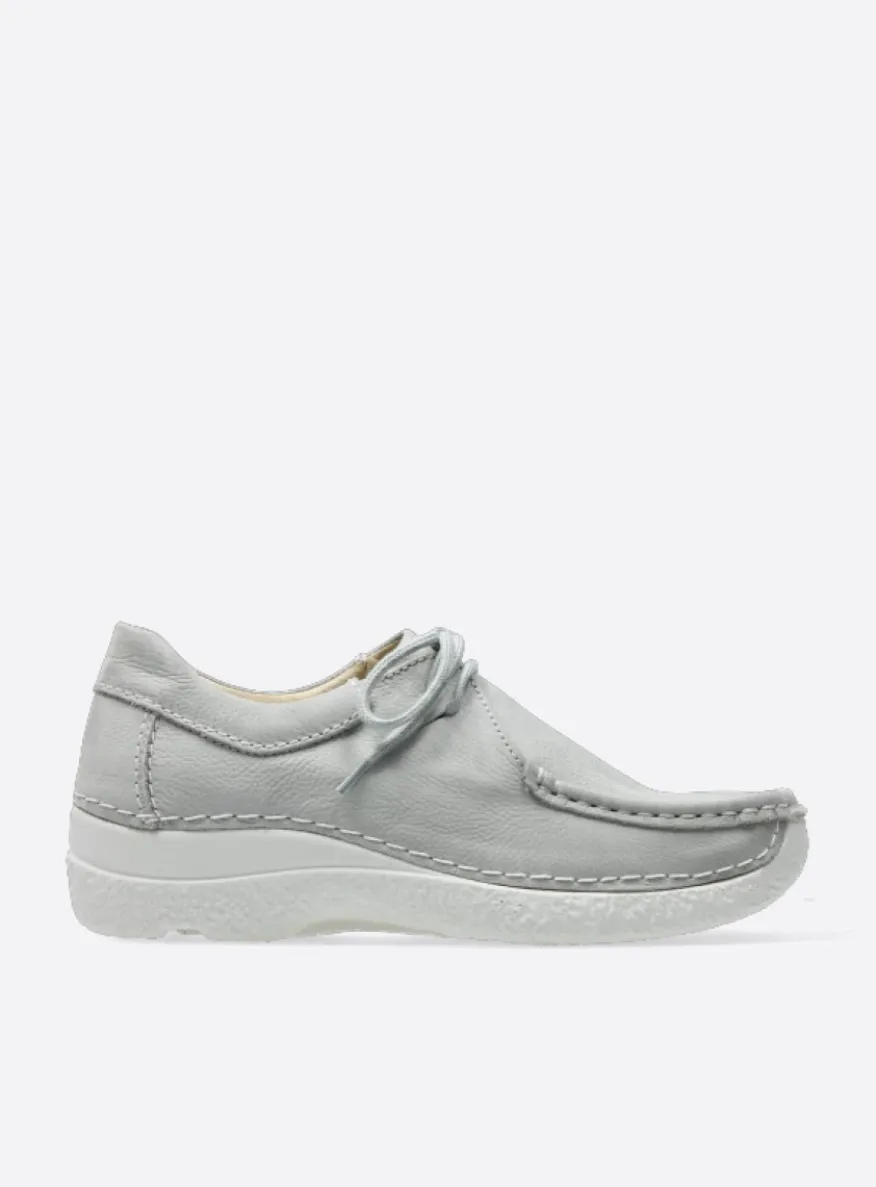 Seamy Shoe - lichtgrijs nubuck