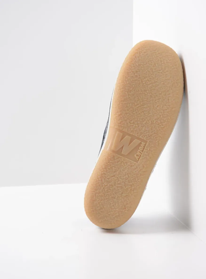 Taranta - blauw leer