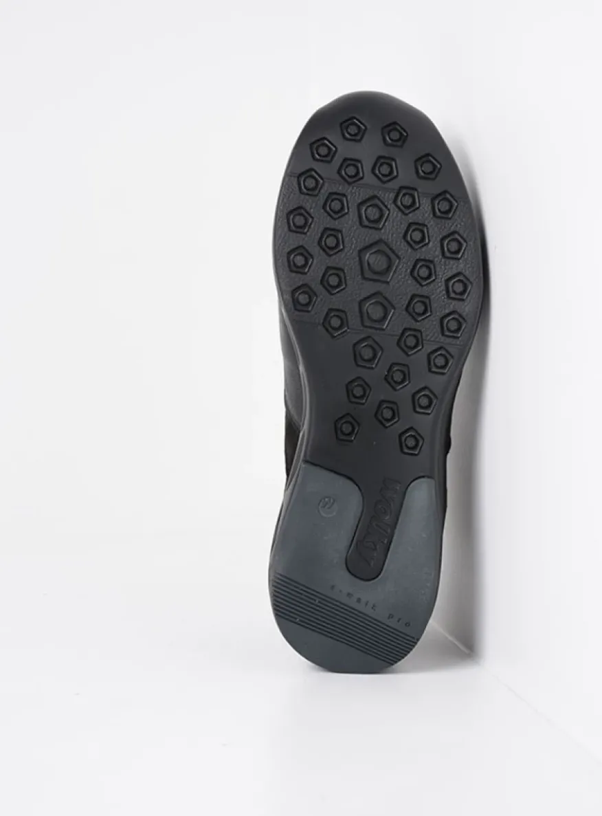 Vitality S2F - asfalt combi stretch leer