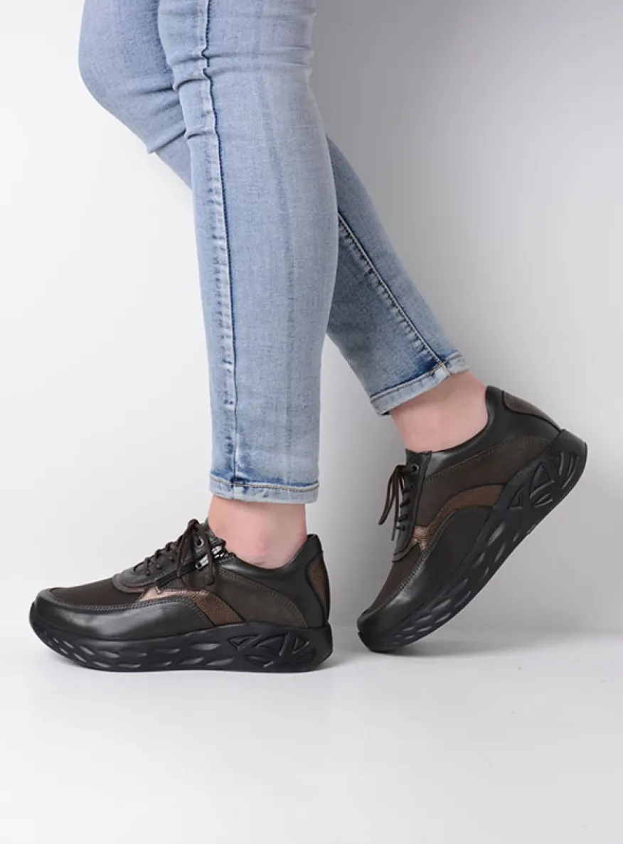 Vitality S2F - asfalt combi stretch leer