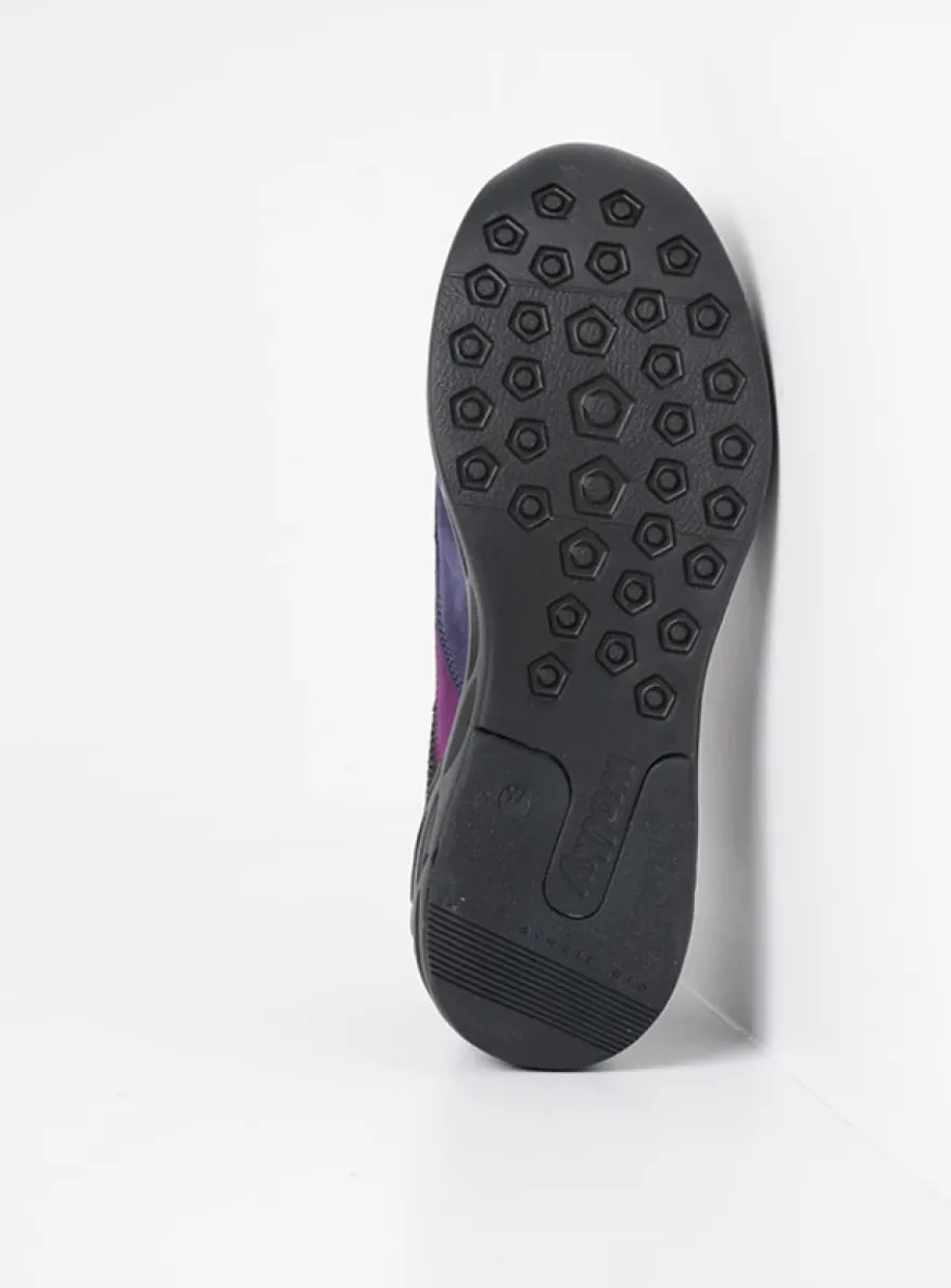 Vitality S2F - paars combi stretch leer