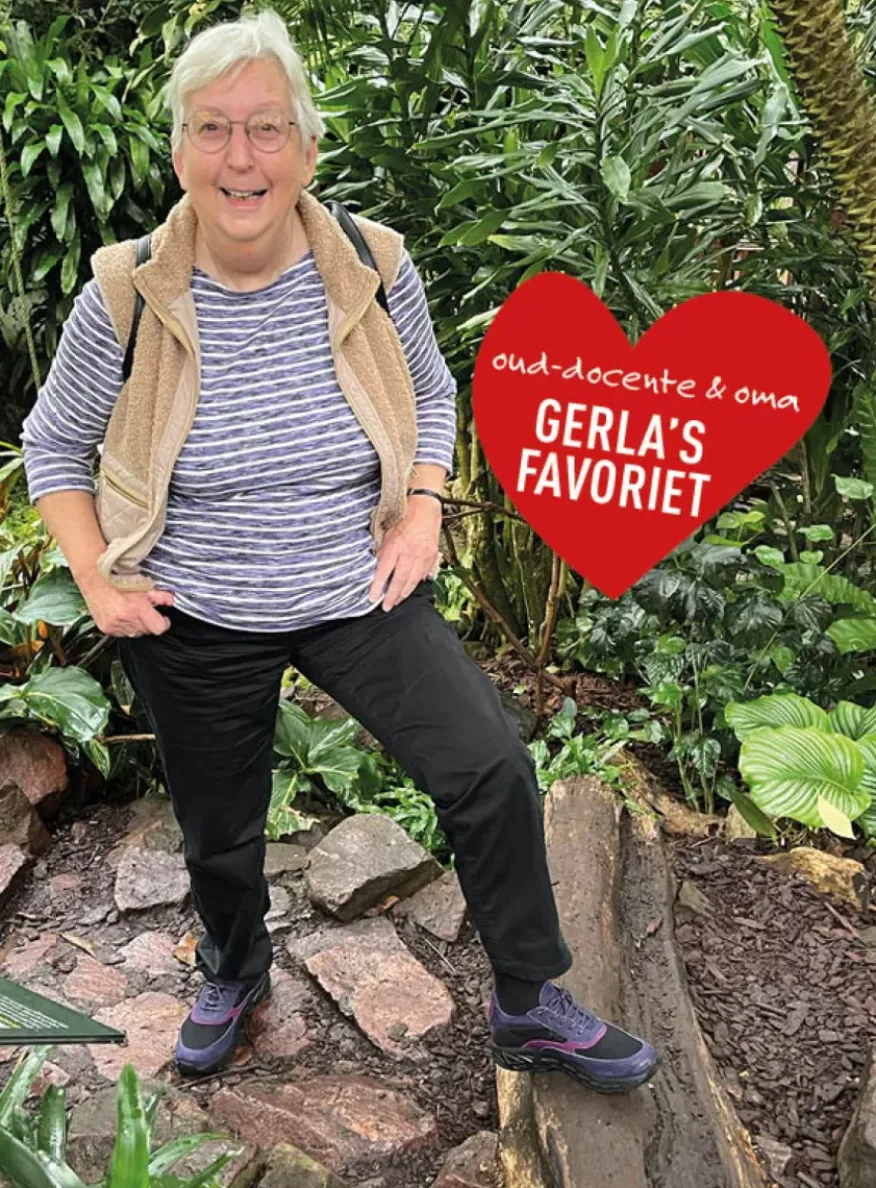 Vitality S2F - paars combi stretch leer