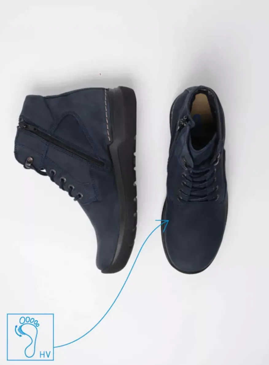 Whynot HV - blauw nubuck