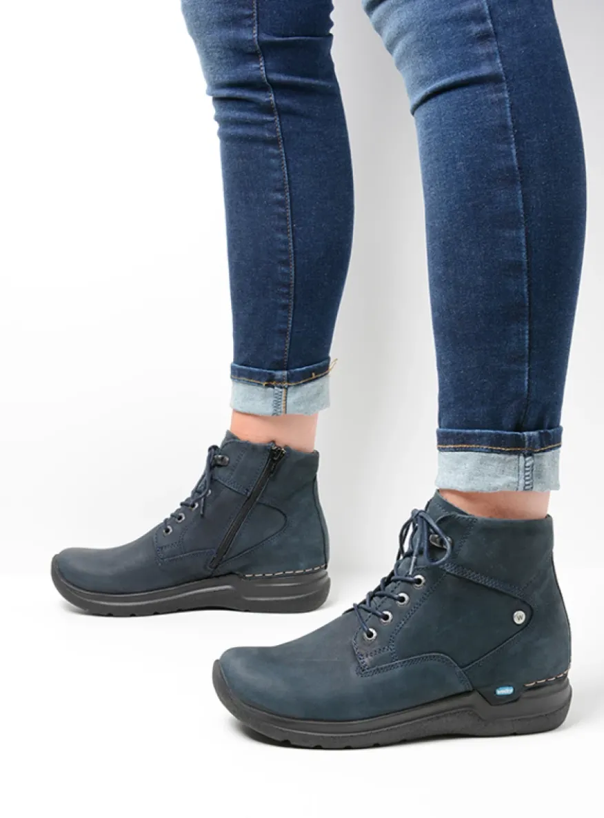 Whynot HV - blauw nubuck