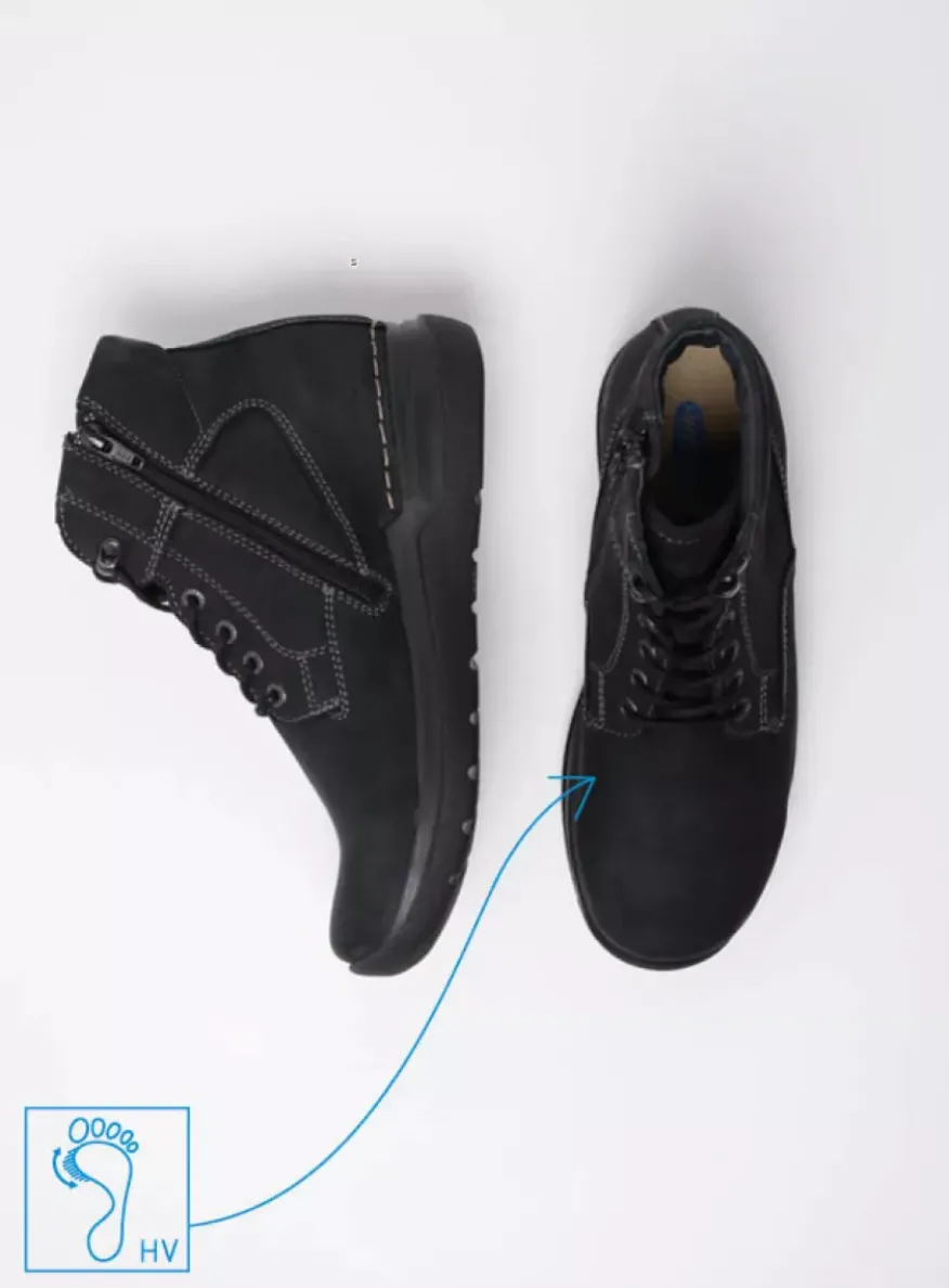 Whynot HV - zwart nubuck